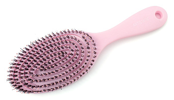 Расческа Weisen WS-2022E Pink продувная, комбинированная щетина, пудровая