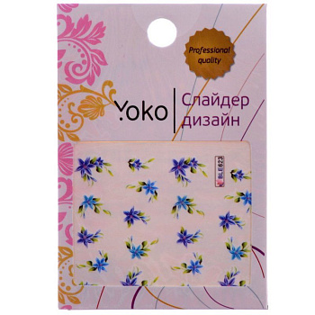 Слайдер-дизайн для ногтей Yoko Y SD-BLE 623