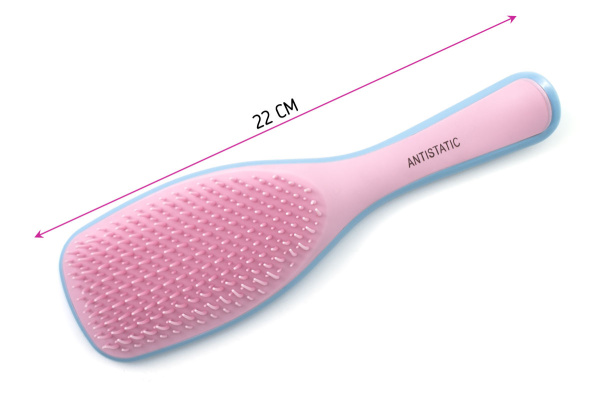 Фото Расческа массажная Weisen WS-2021G голубая/розовая (Расчёски и щётки)