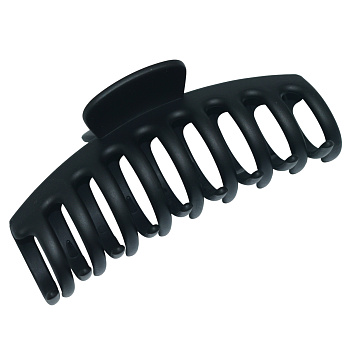 Заколка-краб для волос Weisen WSAH-878 Черный матовый, большой, 11 см, 1 шт.