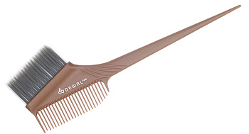 Кисть для окрашивания DEWAL JB43brow, с прямой щетиной, разной длины, широкая 55 мм, коричневая