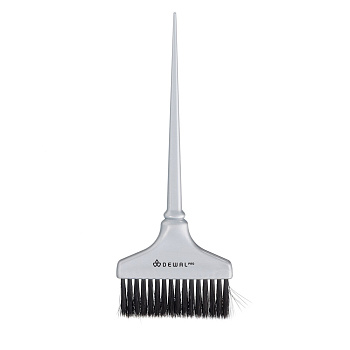 Кисть для окрашивания DEWAL T-1011, серая, с черной прямой щетиной, широкая, 80 мм