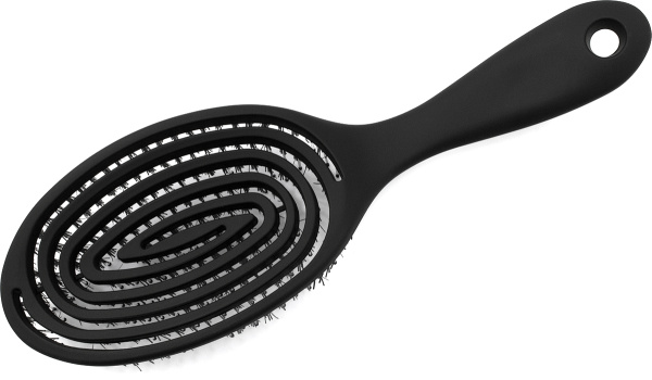 Фото Расческа Weisen WS-2022E Black продувная, комбинированная щетина, черная (Расчёски и щётки)