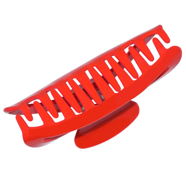 Фото Заколка-краб для волос Weisen WSRJ-839 Красный, средний, 10 см, 1 шт. (Заколки)