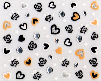 3D Наклейки для ногтей Yoko Y MN 10