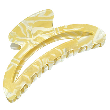 Заколка-краб для волос Weisen WSRJ-839 Бежевый перламутр, средний, 10 см, 1 шт.