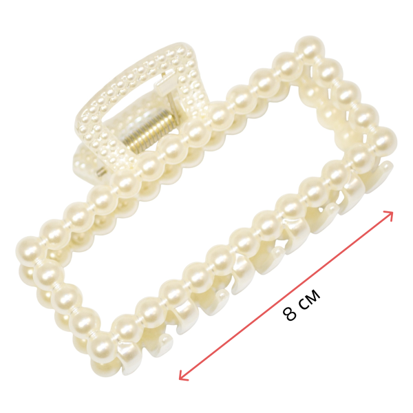 Фото Заколка-краб для волос Weisen WSAN-3148 Жемчуг, 1 шт. (Заколки)