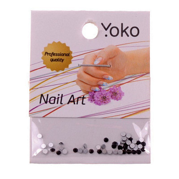 Стразы для дизайна ногтей Yoko Y STR 15, стекло