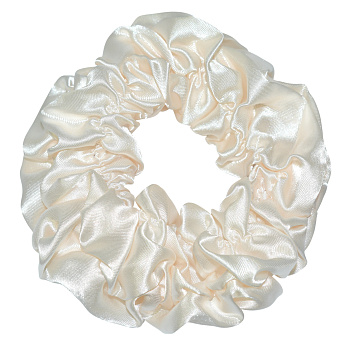 Резинка для волос Weisen WSWB-2-5 атласная, большая, молочная