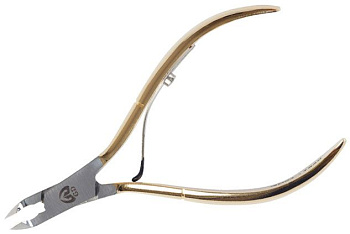 Кусачки для кутикулы GD GD04-17540 золотистые, 4 мм