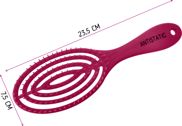 Фото Расческа продувная Weisen WS-2021E красная (Расчёски и щётки)