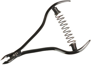 Кусачки для кутикулы Dewal CN06-80024, черные глянцевые, 6 мм