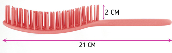 Фото Расческа продувная Weisen RR-5813-3 лосось (Расчёски и щётки)