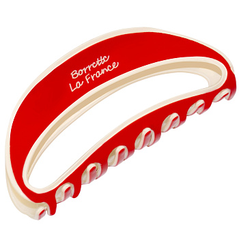 Заколка-краб для волос Weisen WSRJ-893 Красный глянец, 1 шт.