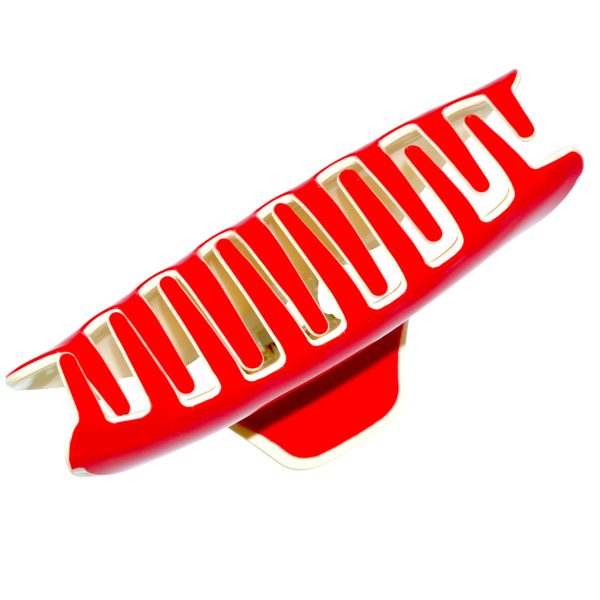 Фото Заколка-краб для волос Weisen WSRJ-885 Красный, средний, 11см, 1 шт. (Заколки)