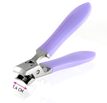 Книпсер для ногтей Weisen NGHZ-37-1C Purple, 8,5 см, фиолетовый