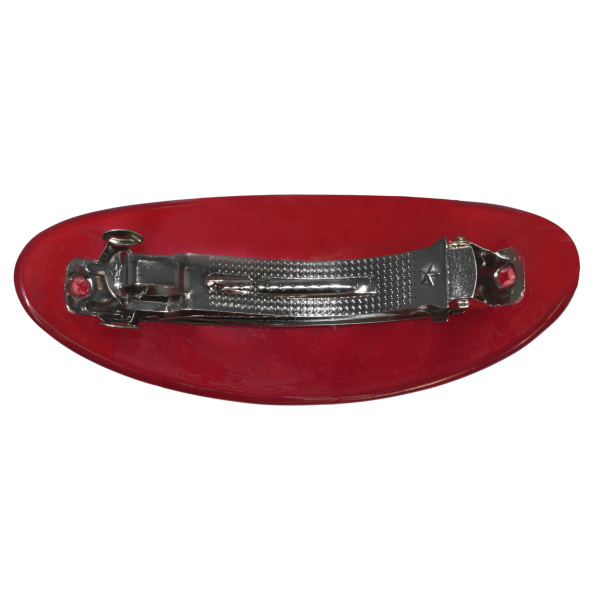 Фото Заколка-автомат для волос Weisen WSRJ-462-1 Перламутр, бордовая, 1 шт. (Заколки)