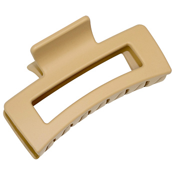 Заколка-краб для волос Weisen WSRJ-1082 Бежевый, матовый, 1 шт.