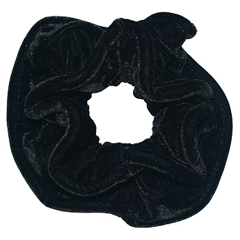 Резинка для волос Weisen WSCR-13-6 бархатная, черная, 1 шт.