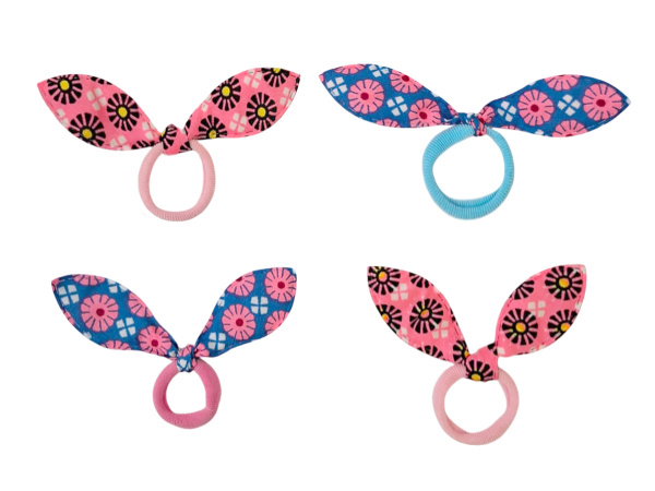 Фото Резинки для волос Weisen WS-104AA-1, голубой/розовый, 4 шт. (Резинки)