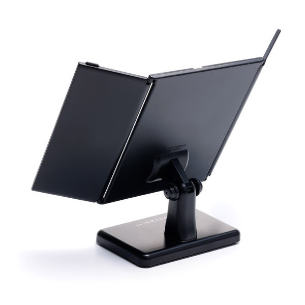 Фото Зеркало косметическое DEWAL MR-7014 настольное складное трехстворчатое, черный (Зеркала настольные)