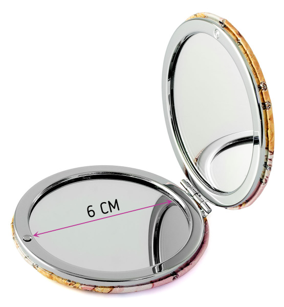 Фото Зеркало компактное Weisen WSPK-142-3 Котята, круглое, d 7 см (Зеркала карманные)