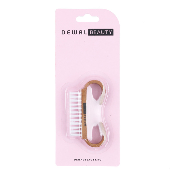 Фото Щетка для ногтей Dewal Beauty NBS-08 коричневая, 7 см (Щёточки для ногтей)