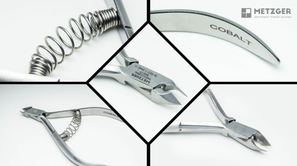 Фото Кусачки для кутикулы Metzger CN-05(2)-T(6mm)-LJ Cobalt (пружина) (Маникюрные кусачки)