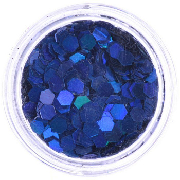 Пыль для дизайна ногтей Yoko Y 8245-1/8, тёмно-синий