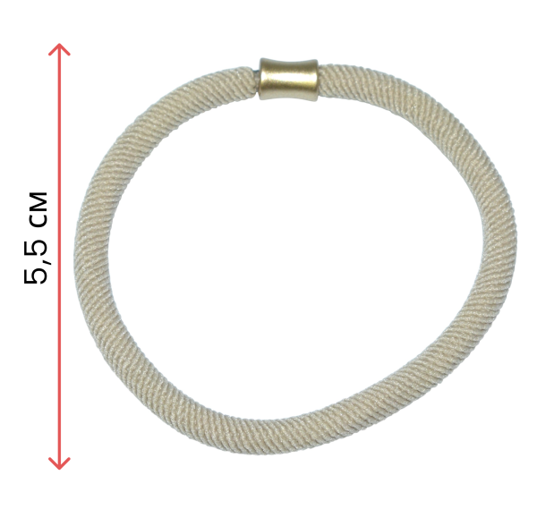 Фото Резинки для волос Weisen WSNA-1217-1 слоновая кость, 2 шт (Резинки)