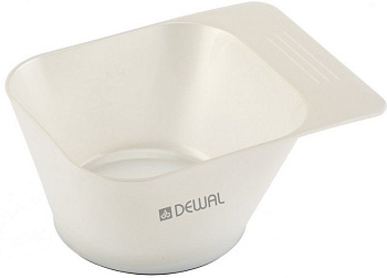 Чаша для краски Dewal JPP151L с ручкой квадратная с резинкой на дне, 300 мл