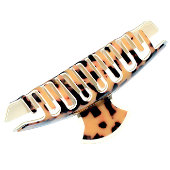 Заколка-краб для волос Weisen WSRJ-884 Черепаховый, средний, 11,5 см, 1 шт.