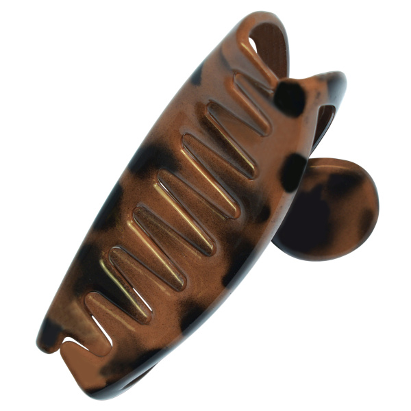 Фото Заколка-краб для волос Weisen WSAN-1132 Леопард, средний, 1 шт. (Заколки)