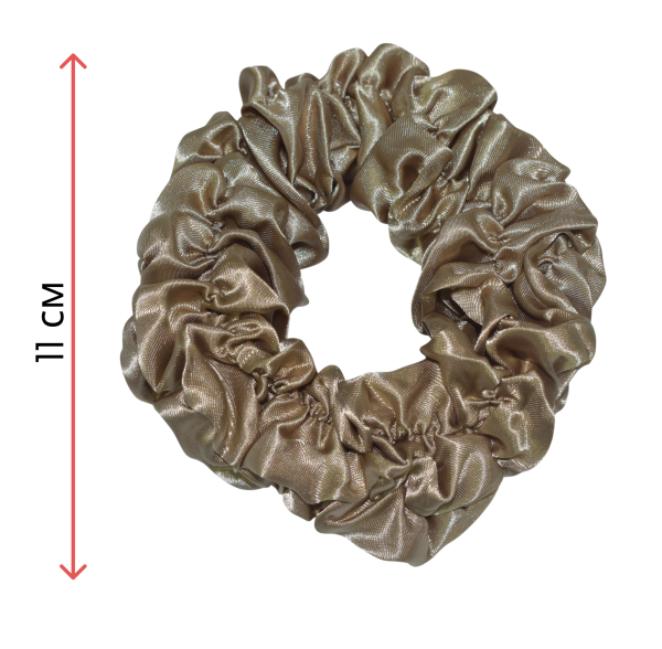 Фото Резинка для волос Weisen WSWB-2-4 атласная, большая, латунь (Резинки)