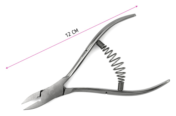 Фото Кусачки для педикюра Weisen RRK-1010 на пружине,17 мм (Кусачки для педикюра)