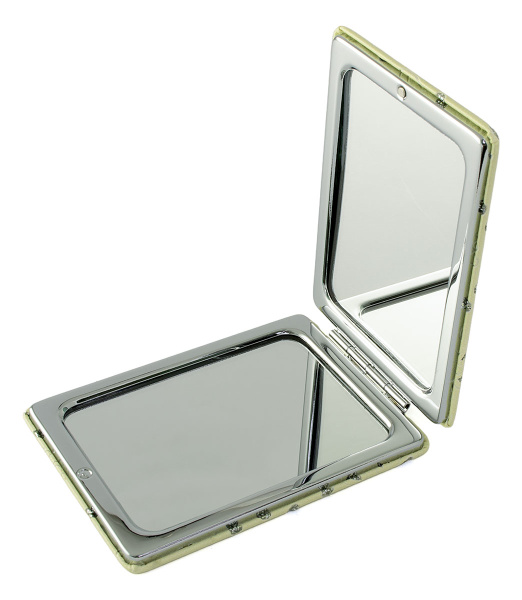 Фото Зеркало компактное Weisen WSPK-140-1 Girls, прямоугольное, 8,5х6,2 см (Зеркала карманные)