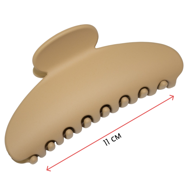 Фото Заколка-краб для волос Weisen WSRJ-1084 Бежевый, матовый, 1 шт. (Заколки)