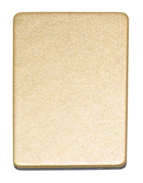 Фото Зеркало компактное Weisen WS-182-2 Блестки, прямоугольное, 8,5х6 см (Зеркала карманные)