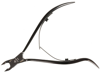 Кусачки для кутикулы Dewal CN06-80022, черные глянцевые, 6 мм