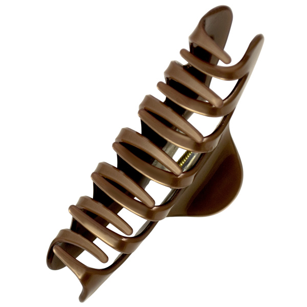 Фото Заколка-краб для волос Weisen WSRJ-836 Мокко, средний, 11,5 см, 1 шт. (Заколки)