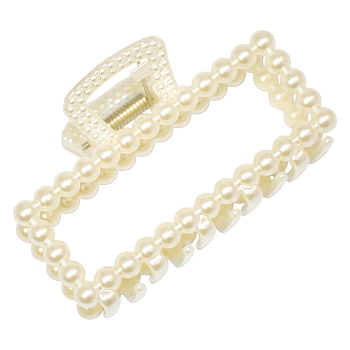 Заколка-краб для волос Weisen WSAN-3148 Жемчуг, 1 шт.