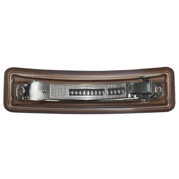 Фото Заколка-автомат для волос Weisen WSAN-85-4 бежевая, матовая, широкая, 1 шт. (Заколки)