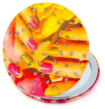 Зеркало компактное Weisen WSPK-143-5 Маникюр, круглое, d 7,2 см